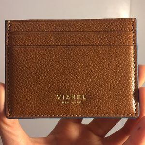 Vianel Soft Brown Leather Card Holder